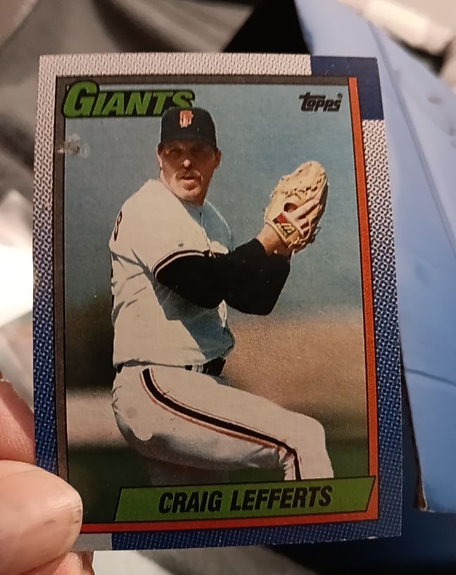 1990 Topps #158 Craig Lefferts — front