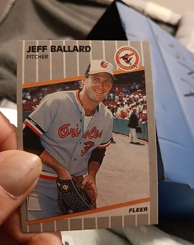 1989 Fleer #607 Jeff Ballard — front
