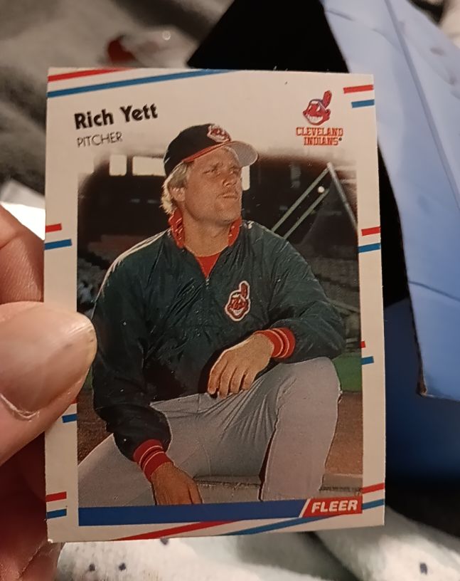 1988 Fleer #621 Rich Yett — front