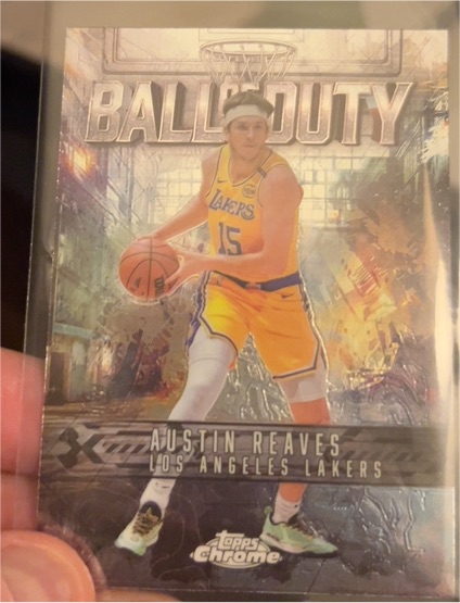 2025-26 Topps Chrome #BD-1 Austin Reaves Ball of Duty — front