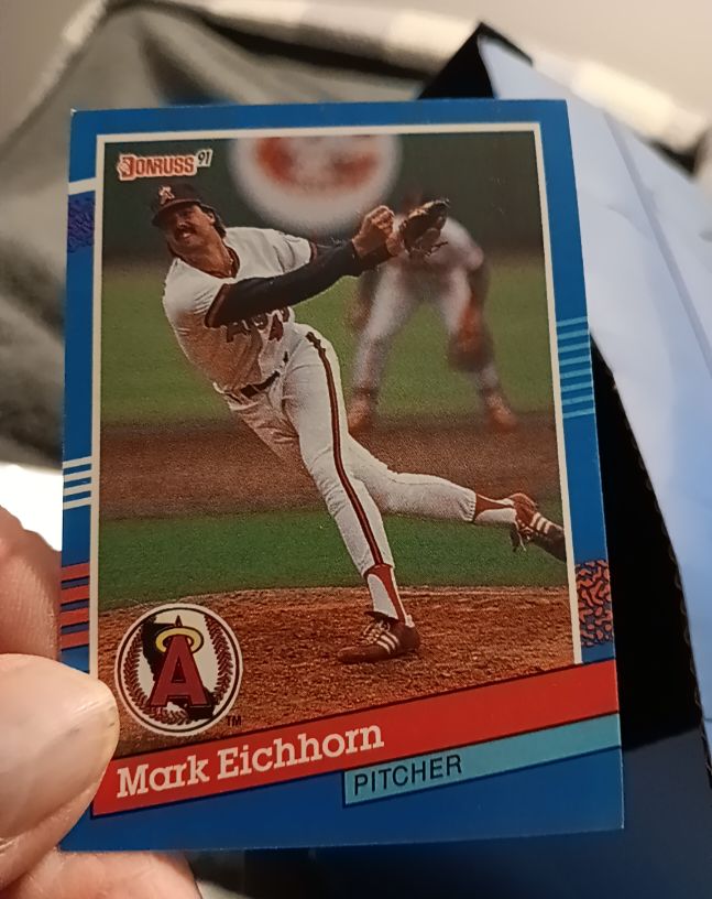1991 Donruss #318 Mark Eichhorn — front