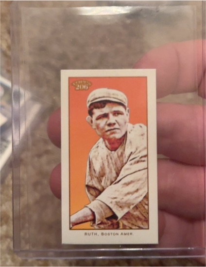 2009 Topps 206 #287 Babe Ruth — front