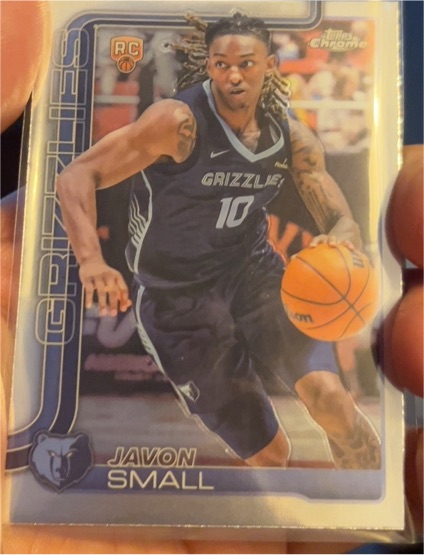 2025-26 Topps Chrome #299 Javon Small — front