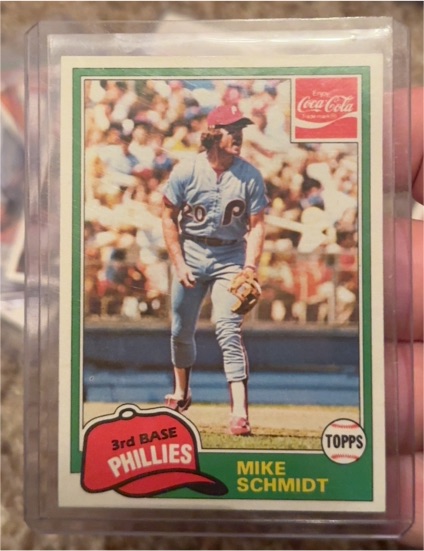 1981 Topps Coca-Cola #9 Mike Schmidt — front