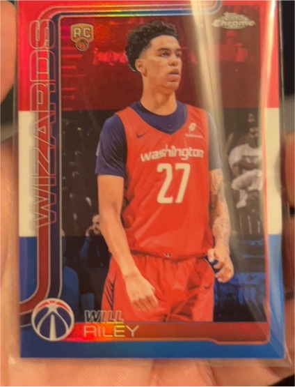 2025-26 Topps Chrome #271 Will Riley — front