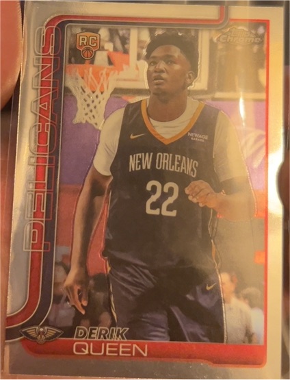 2025-26 Topps Chrome #263 Derik Queen — front