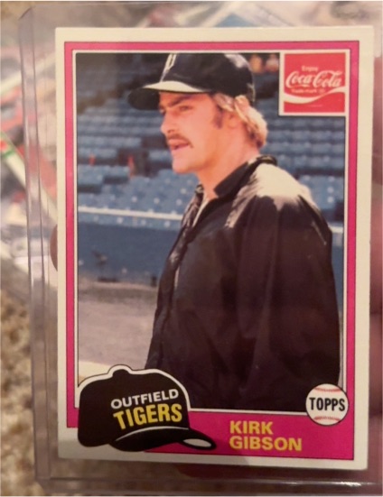 1981 Topps Coca-Cola #11 Kirk Gibson — front