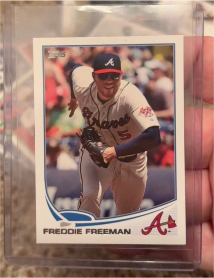 2013 Topps #105 Freddie Freeman — front