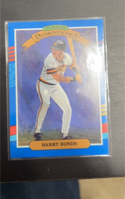 1991 Donruss Diamond Kings #4 Barry Bonds — front