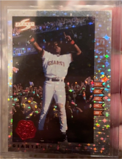 1993 Score #1 Barry Bonds — front