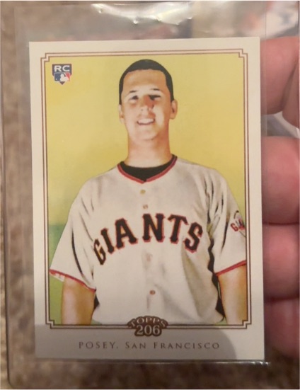 2010 Topps 206 #193 Buster Posey Rookie Card — front