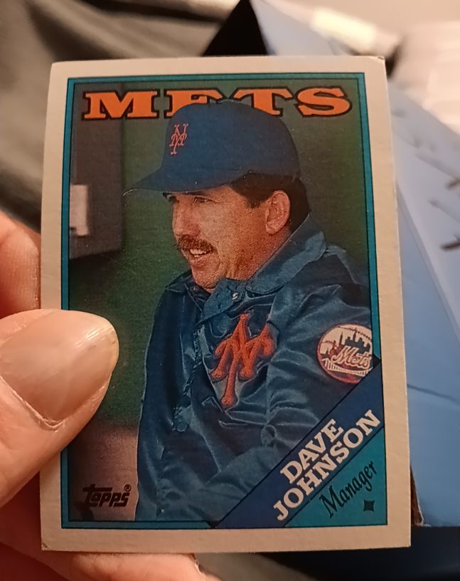 1988 Topps #164 Dave Johnson — front