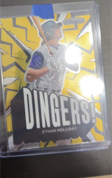 2025 Panini Prizm #2 Ethan Holliday Dingers! — front
