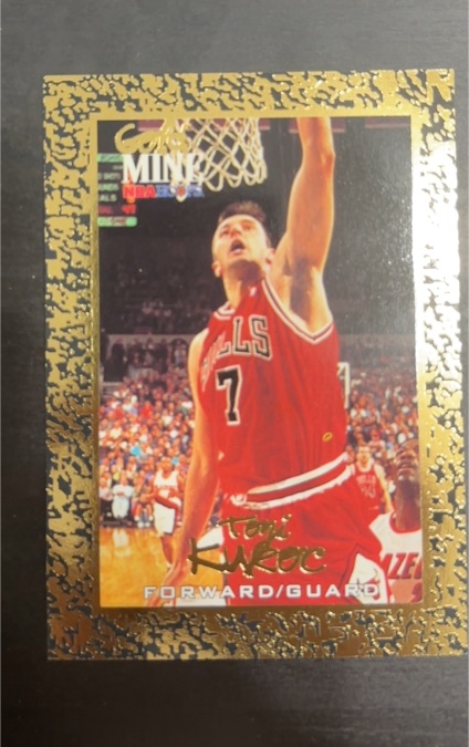 1994-95 NBA Hoops Gold Mine #433 Toni Kukoc — front