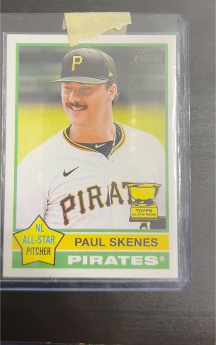 2025 Topps Heritage #60 Paul Skenes — front