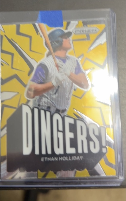 2025 Panini Prizm #2 Ethan Holliday Dingers! — front