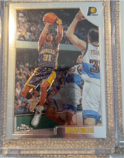 1998-99 Topps #158 Reggie Miller — front