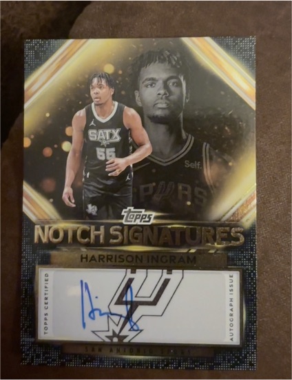2025-26 Topps Notch Signatures #TNS-HI Harrison Ingram — front