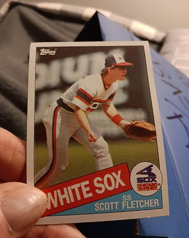1985 Topps #78 Scott Fletcher — front