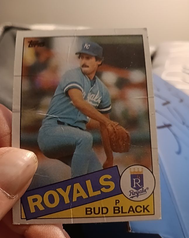 1985 Topps #412 Bud Black — front