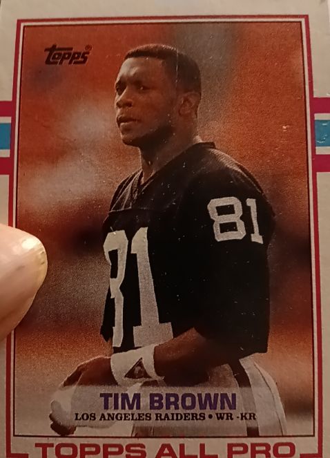1989 Topps #265 Tim Brown — front