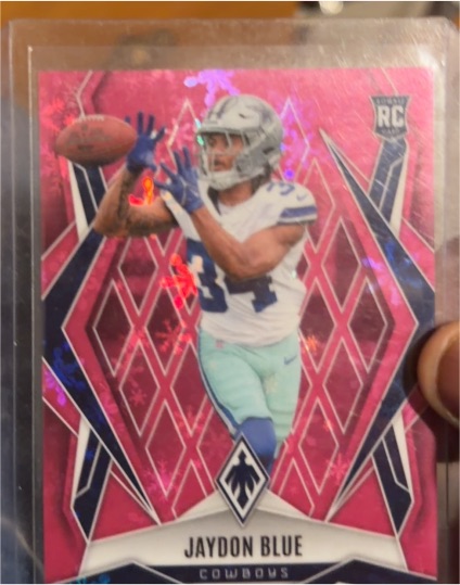 2025 Panini Phoenix RC Jaydon Blue — front