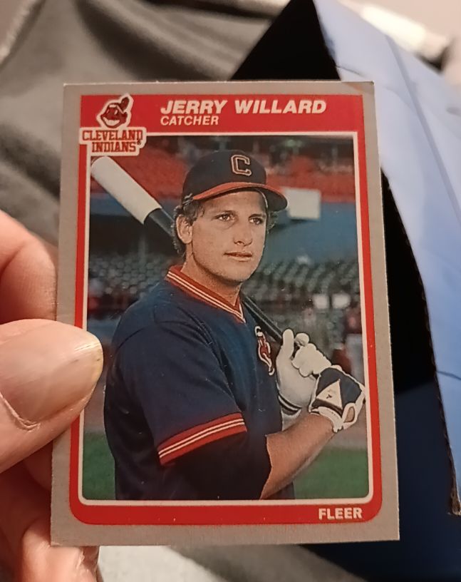 1985 Fleer #460 Jerry Willard — front