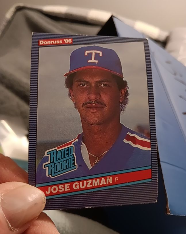 1986 Donruss #30 Jose Guzman — front