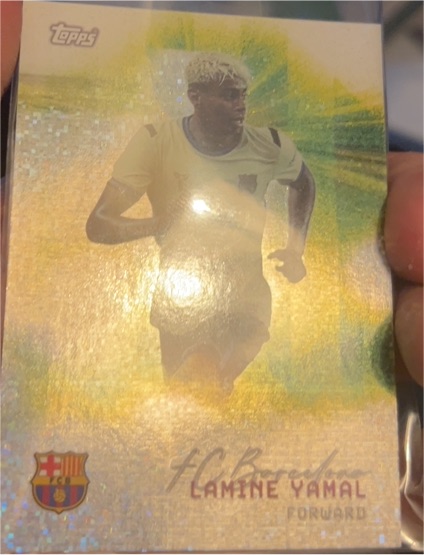 2025 Topps FC Lamine Yamal FC Barcelona — front