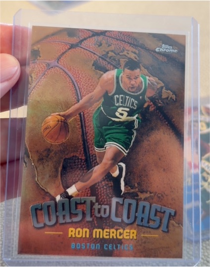 1998-99 Topps Chrome Coast to Coast #CC14 Ron Mercer — front