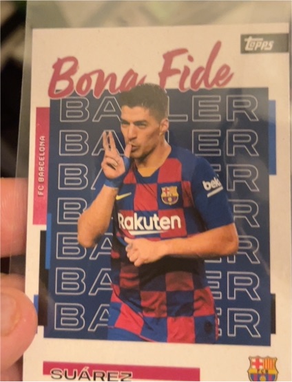 2025 Topps FC Barcelona Bona Fide #22 Luis Suarez — front