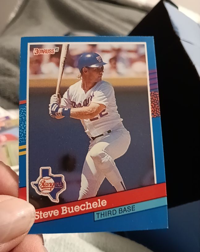 1991 Donruss #357 Steve Buechele — front