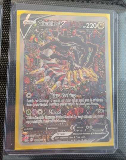 2022 Pokémon Sword & Shield Lost Origin #186 Giratina V — front