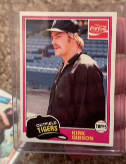 1981 Topps Coca-Cola #11 Kirk Gibson — front