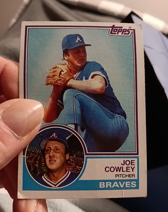 1983 Topps #288 Joe Cowley — front
