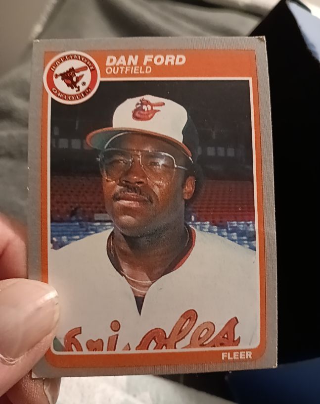 1985 Fleer #178 Dan Ford — front