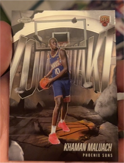 2025-26 Topps Chrome #YQ-10 Khaman Maluach Youthquake — front
