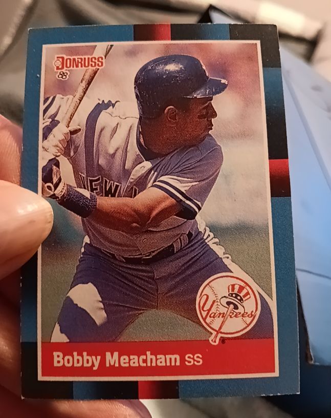 1988 Donruss #616 Bobby Meacham — front