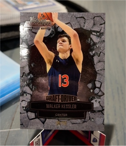 2022 Wild Card Alumination Draft-Driven #DD-49 Walker Kessler — front