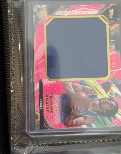 2024-25 Topps Inception Rookie Jumbo Relics Pacome Dadiet #RJR-PD — front