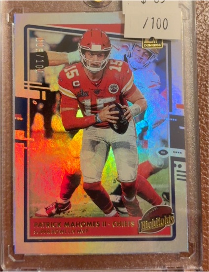 2020 Donruss Highlights #H-PM Patrick Mahomes II — front