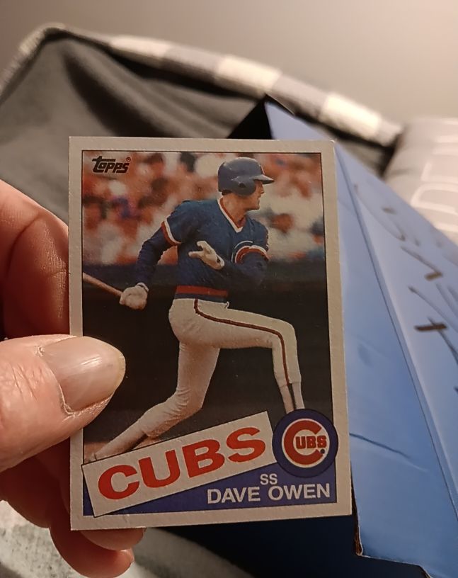 1985 Topps #642 Dave Owen — front