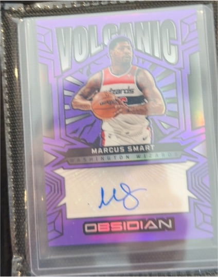 2024-25 Panini Obsidian #VS-MAS Marcus Smart Volcanic Signatures — front