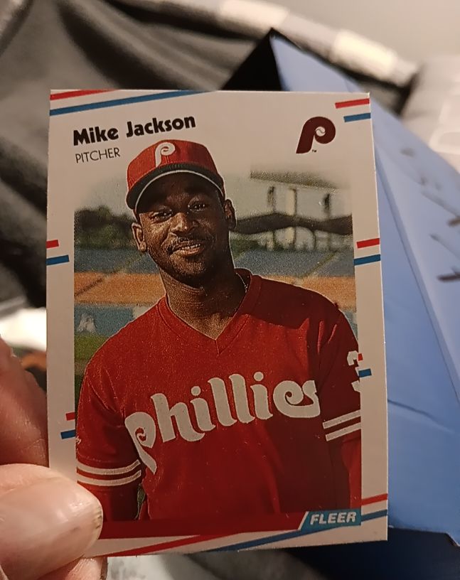 1988 Fleer #306 Mike Jackson — front
