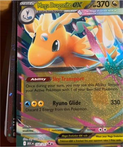 2026 Pokémon #152 Mega Dragonite ex — front