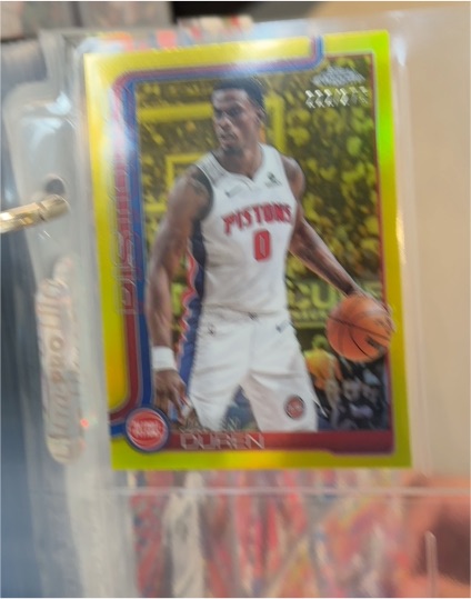 2025-26 Topps Chrome #57 Jalen Duren — front