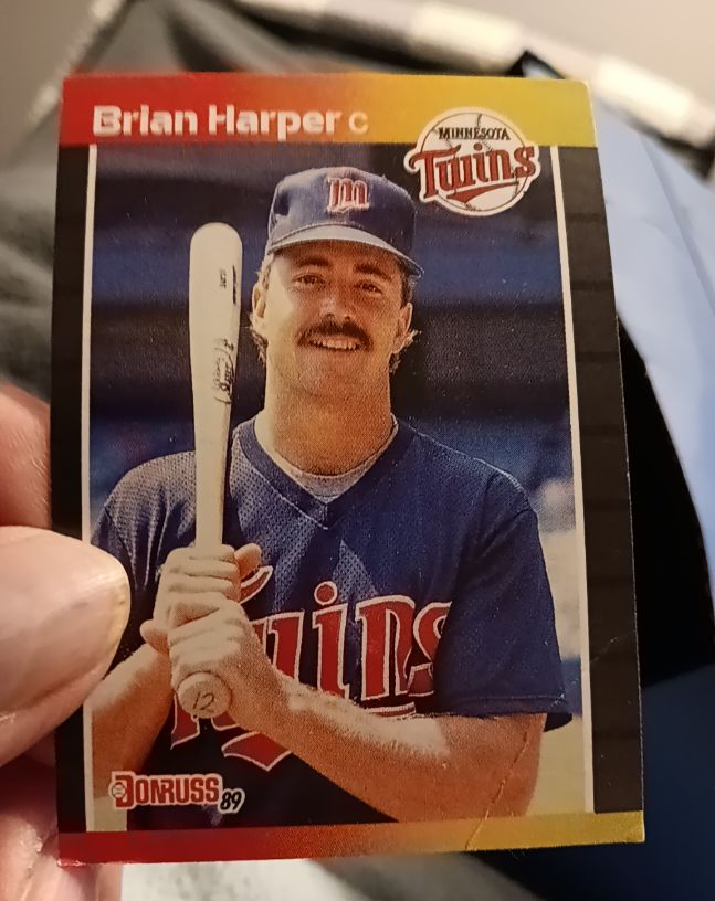1989 Donruss #641 Brian Harper — front