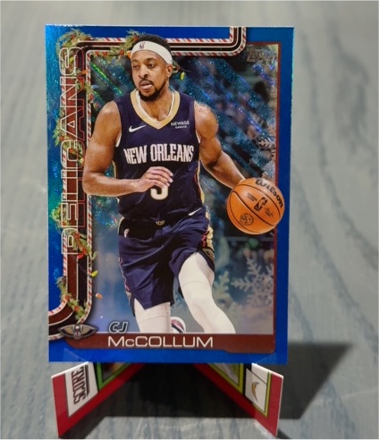 2025-26 Topps Holiday #H155 CJ McCollum — front