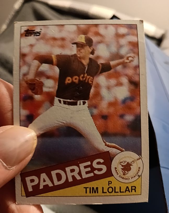 1985 Topps #13 Tim Lollar — front