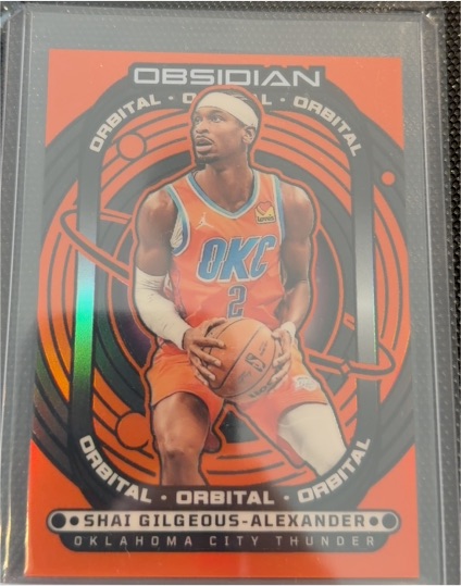 2024-25 Panini Obsidian #10 Shai Gilgeous-Alexander Orbital — front